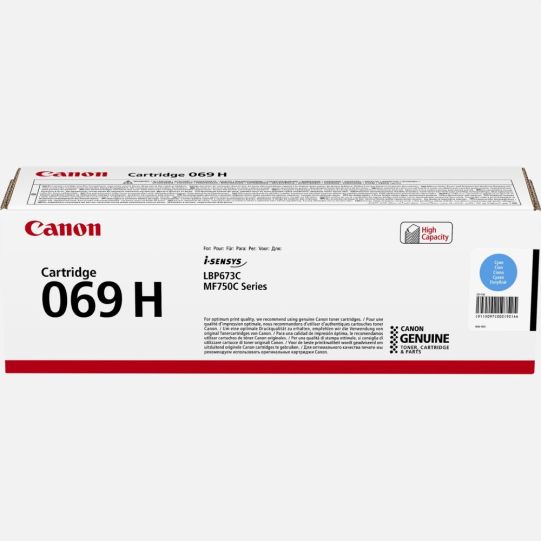 Canon Cartridge 069H оригинална тонер касета (циан)