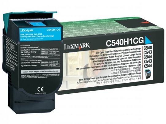 Lexmark 0C540H1CG оригинална тонер касета (циан)