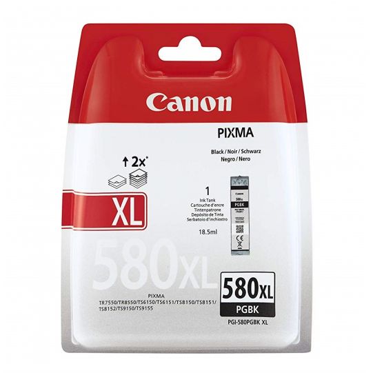 Canon PGI-580XL PGBK Оригинална мастилена касета (Pigment Black)