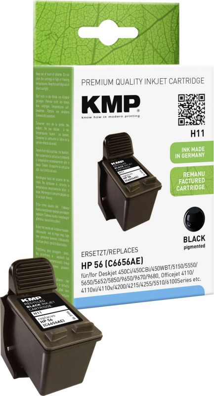 C6656A, HP56 Съвместима мастилена касета (черна)
