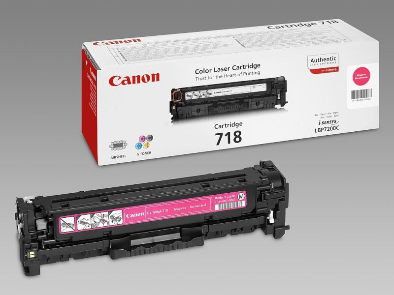 Canon Cartridge 718 оригинална тонер касета (магента)