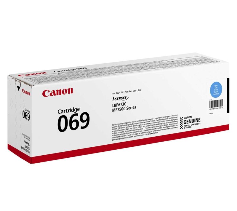 Canon Cartridge 069 оригинална тонер касета (циан)