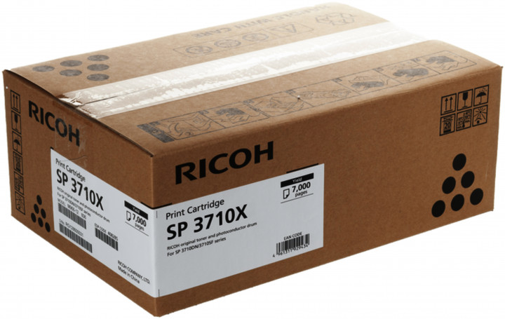 Ricoh SP3710X, 408285 оригинална тонер касета