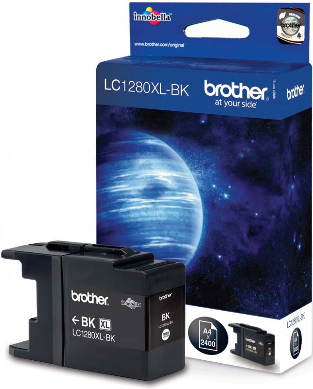 Brother LC1280XL-BK Оригинална мастилена касета (черна)