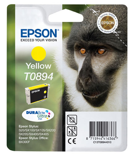Epson T0894 Оригинална мастилена касета (жълтао)