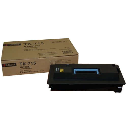Kyocera TK-715 оригинална тонер касета (черна)