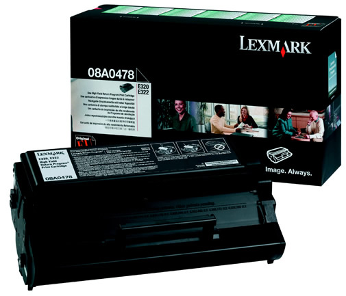 Lexmark 08A0478 оригинална тонер касета (черна)