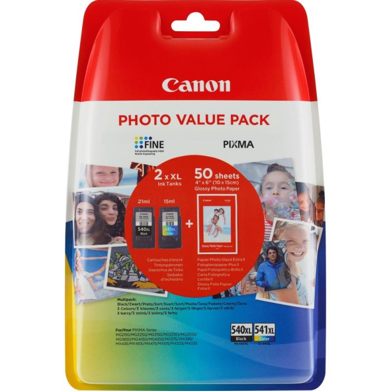 Canon Multi Pack PG-540XL/CL-541XL  оригинални мастилени глави