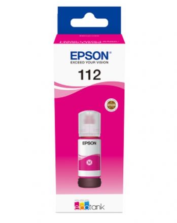 Epson 112 EcoTank Оригинално мастило (магента)
