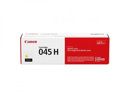 Canon Cartridge 045H оригинална тонер касета (жълт)