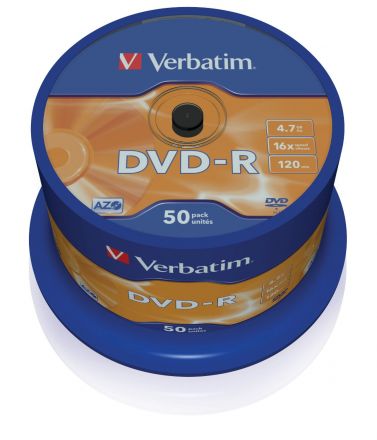 Verbatim DVD-R 4.7GB шпиндел (50) (43548)
