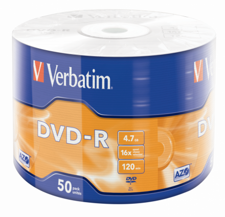 Verbatim DVD-R 4.7GB фолио (50) (43788)