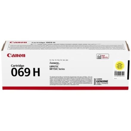 Canon Cartridge 069H оригинална тонер касета (жълт)