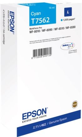 Epson C13T756240 Оригинално мастило (циан)