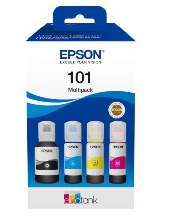 Epson 101 EcoTank 4-colour Multipack оригинални мастила 4 цвята