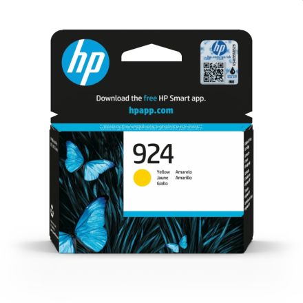 HP 924 4K0U5NE оригинална мастилена касета (жълт)