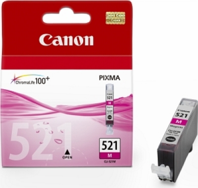 Canon CLI-521M Оригинална мастилена касета (магента)