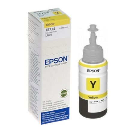 Epson T6734 Оригинално мастило (жълт)