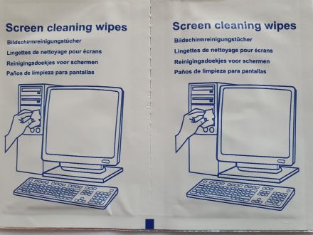 Комплект от 2 бр. мокри кърпи за екрани MCA001